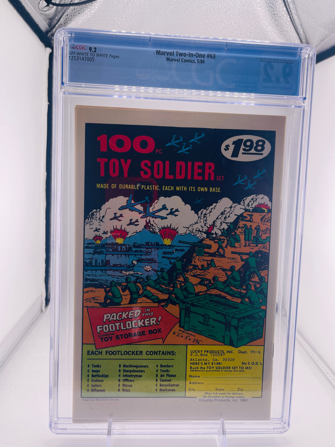 Marvel Two In One  #63 CGC 9.2 1980