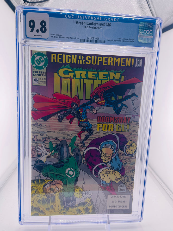 Green Lantern #46 Vol 3 CGC 9.8 1993