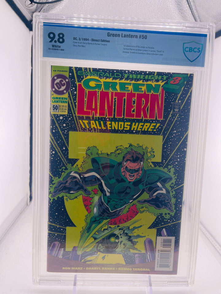 Green Lantern #50 CBCS 9.8 1st Kyle Rayner as Green Lantern Cameo