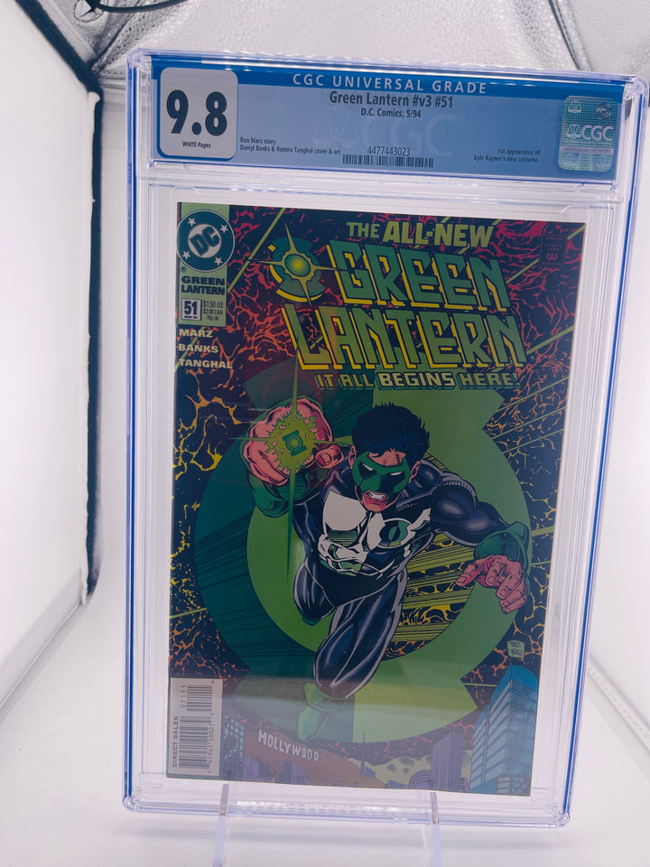 Green Lantern #51 CGC 9.8 Vol 3 1st app Kyle Rayner new costume