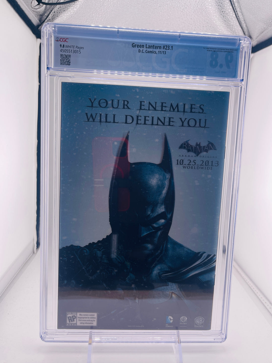 Green Lantern #23.1 CGC 9.8 Relic 3-D Lenticular cover