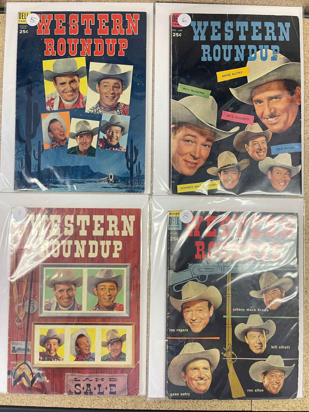 Western Roundup #1-25 Complete 1952-1959 Avg Cond VG+