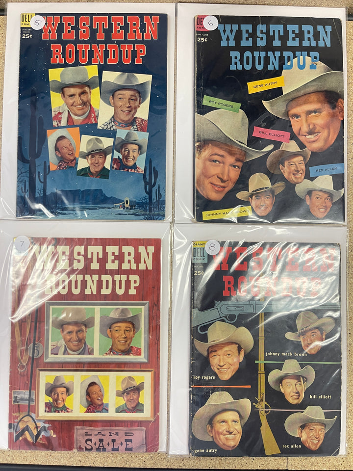 Western Roundup #1-25 Complete 1952-1959 Avg Cond VG+