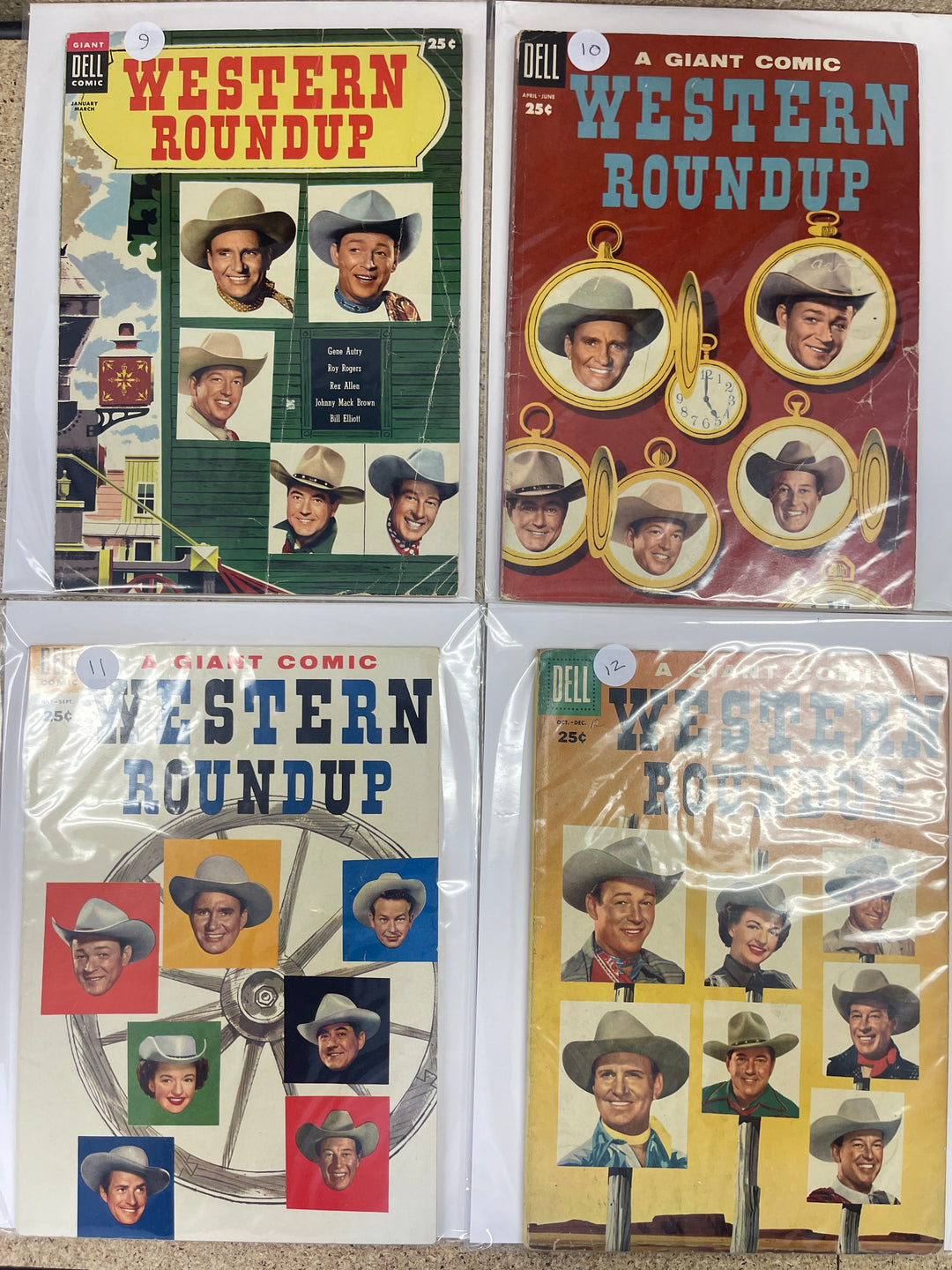Western Roundup #1-25 Complete 1952-1959 Avg Cond VG+