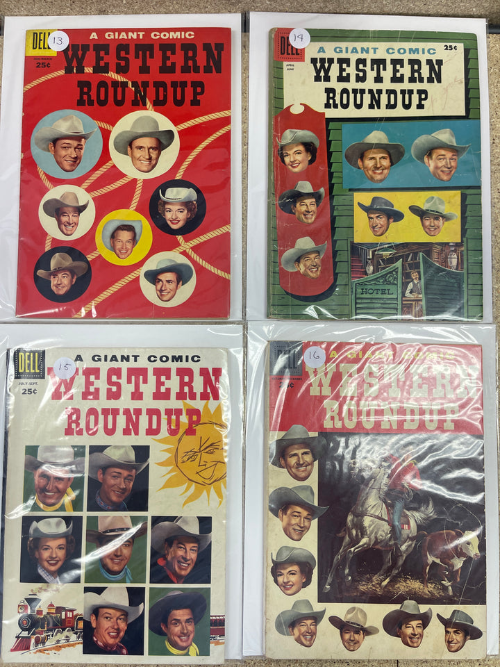 Western Roundup #1-25 Complete 1952-1959 Avg Cond VG+