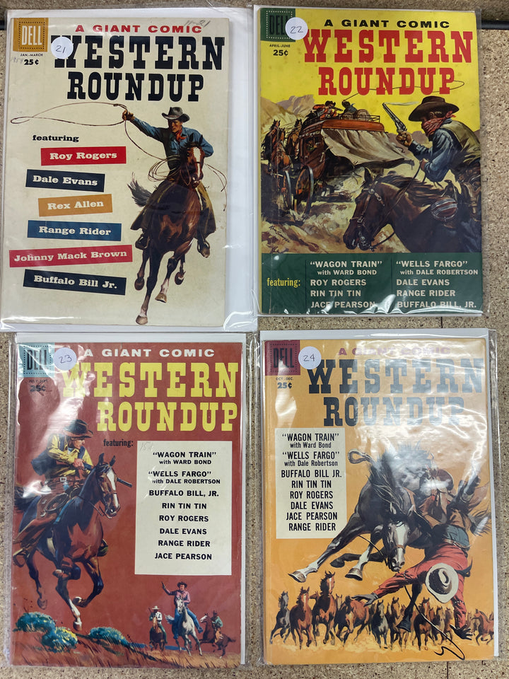 Western Roundup #1-25 Complete 1952-1959 Avg Cond VG+