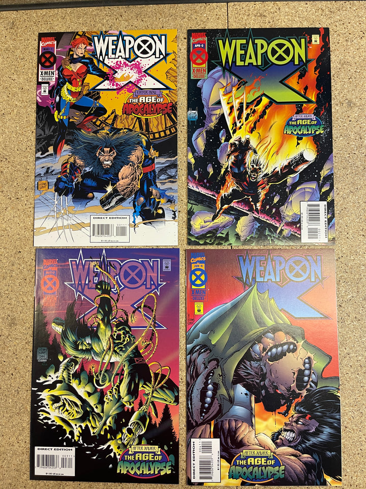 Weapon X #1-4 The Age of Apocalypse