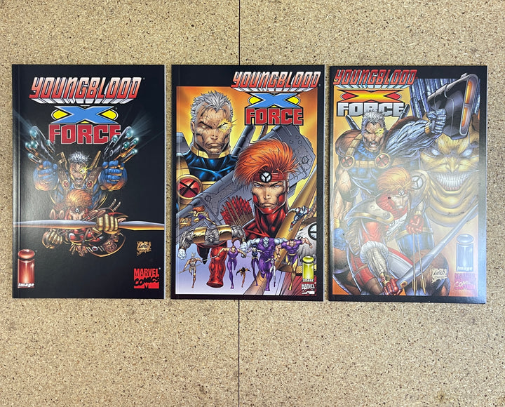 Youngblood/X-Force #1 A-C Covers