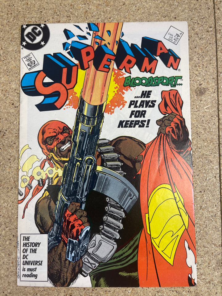 Superman  #4 1st Bloodsport