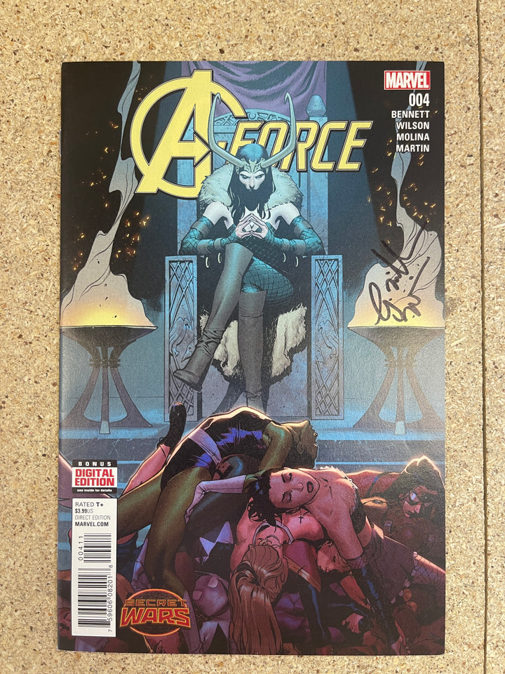 A-Force #4 G. Willow Wilson Signature