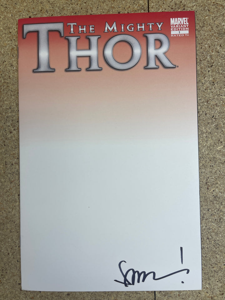 The Mighty Thor #1 Matt Fraction Signature Blank Cover