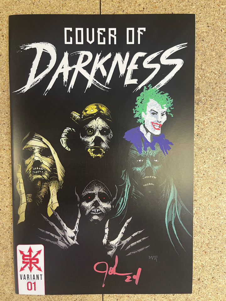 Cover of Darkness #1 John Davies Signature Joker