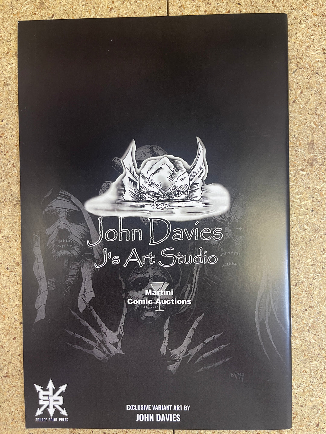 Cover of Darkness #1 John Davies Signature Joker