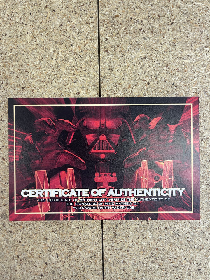 Darth Vader  #25 Mike Mayhew Signature VF