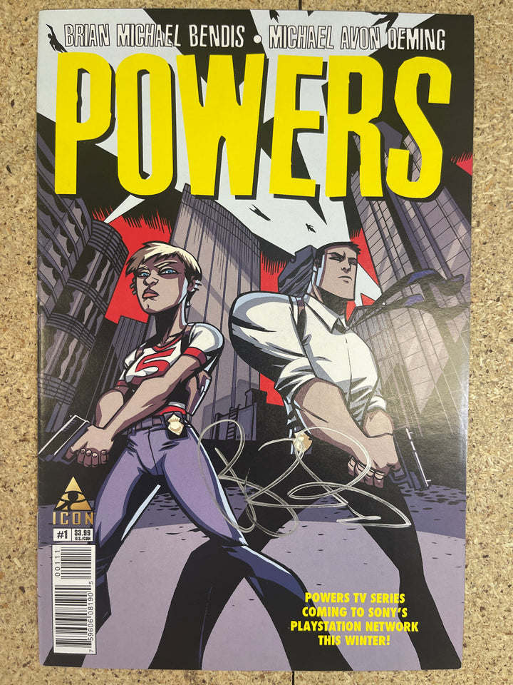 Powers  #1 Brian Bendis Signature