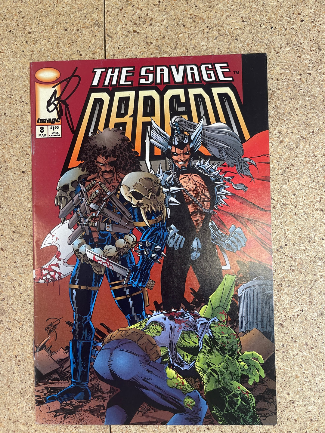 Savage Dragon #8 Eric Larsen Signature Regular Series