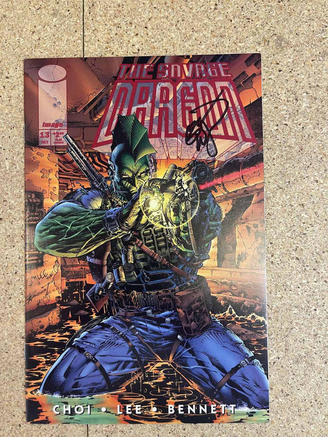 Savage Dragon #13 Eric Larsen Signature Regular Series
