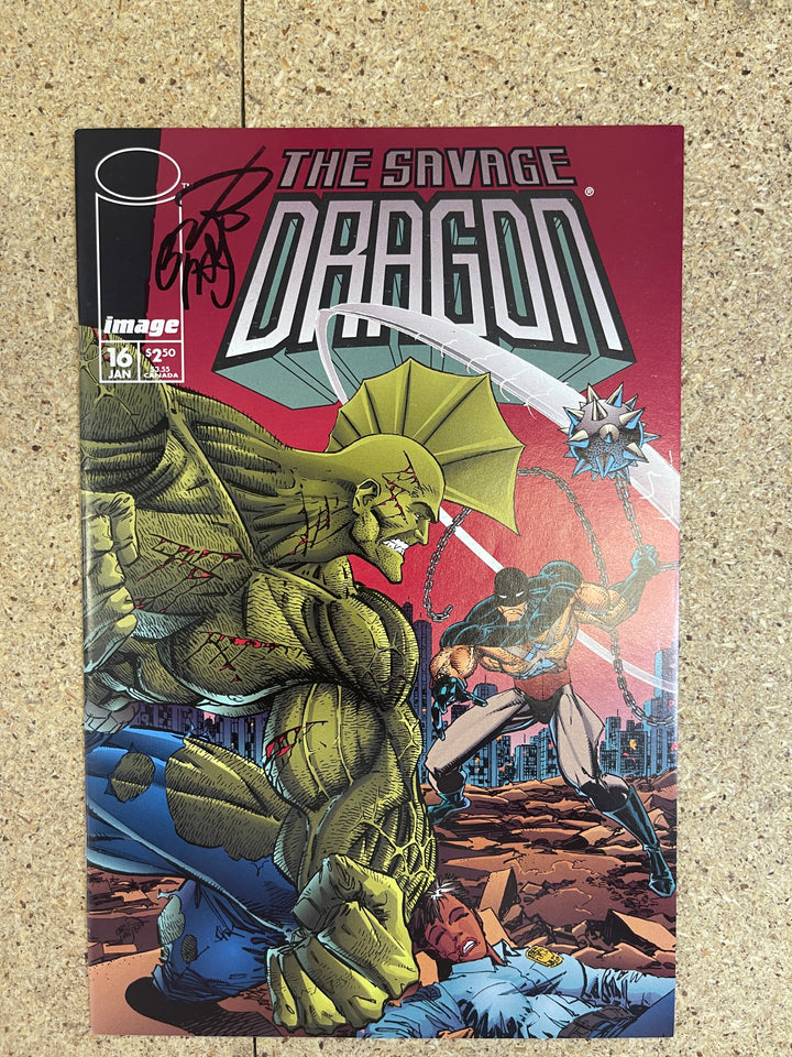Savage Dragon #16 Eric Larsen Signature Regular Series