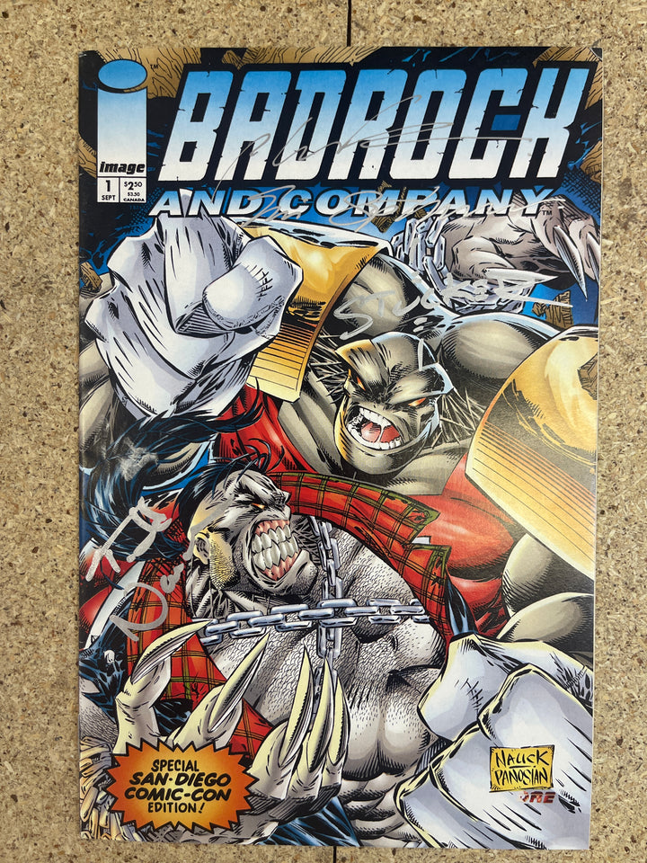 Badrock and Company #1 Todd Nauck Rob Liefeld Eric Stephenson Larry Strucker Signature