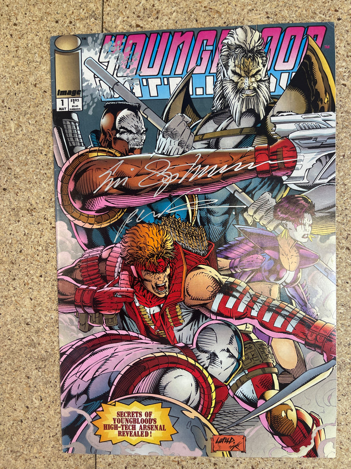 Youngblood Battlezone #1 Rob Liefeld Eric Stephenson Signatures