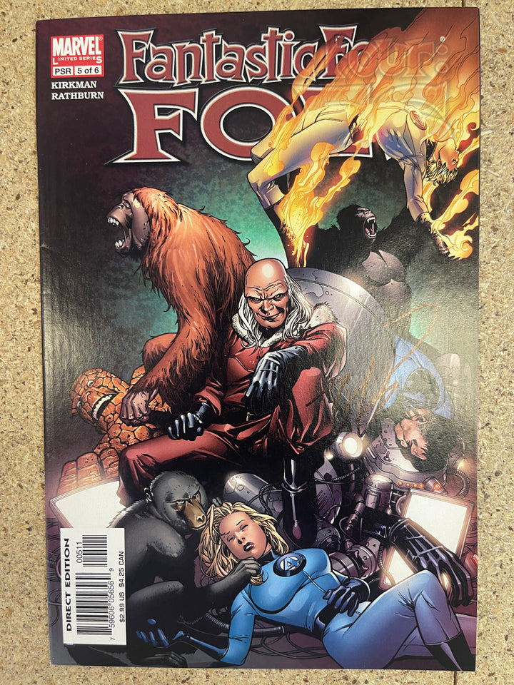 Fantastic Four: Foes #5 Robert Kirkman Signature