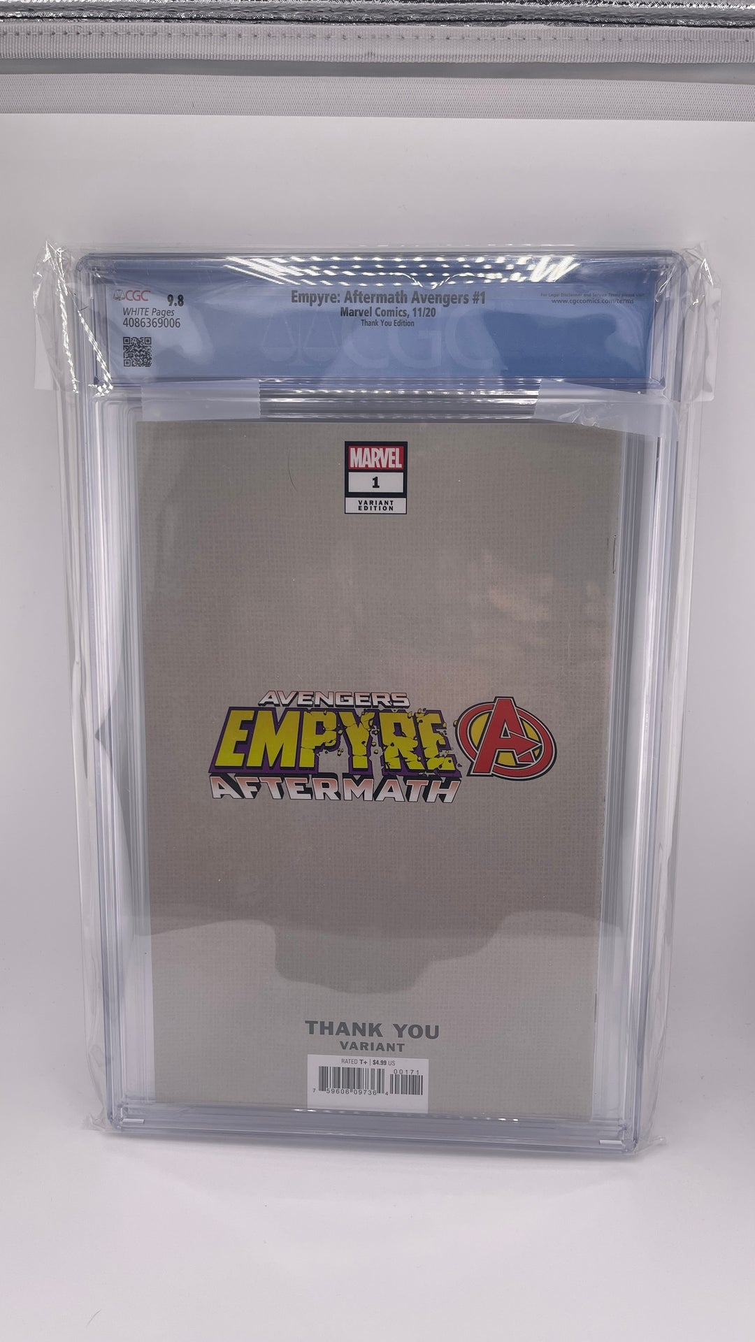 Empyre: Aftermath Avengers #1, CGC 9.8, Thank You Edition