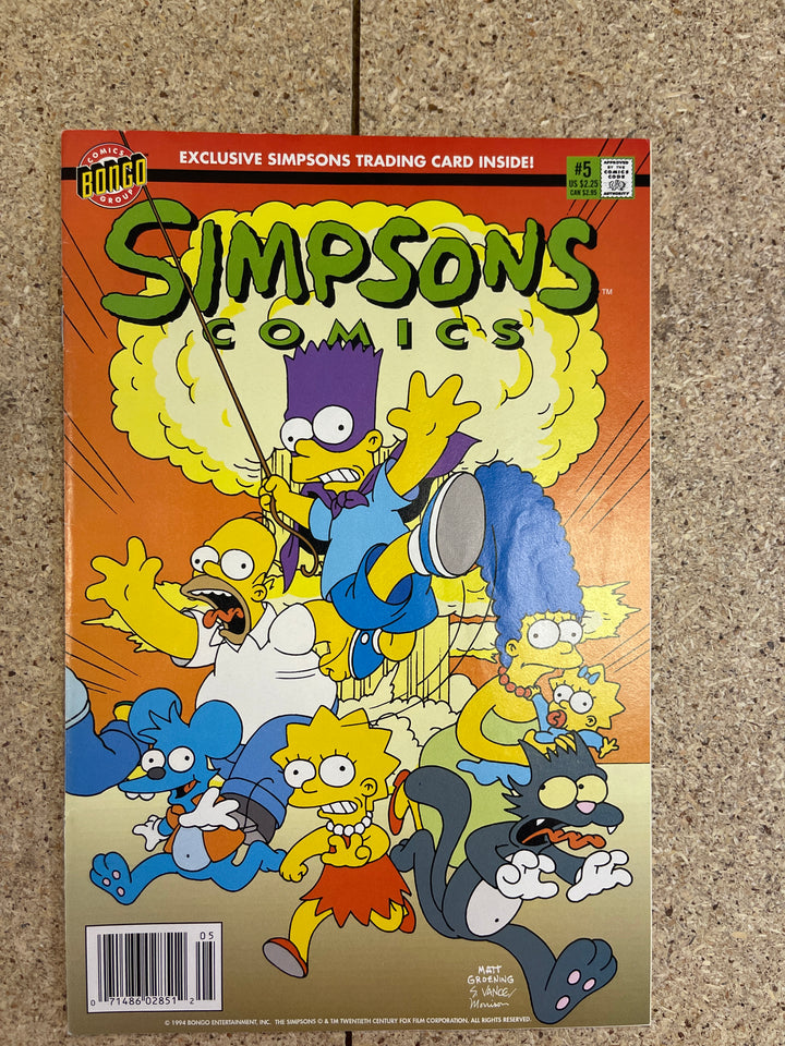 Simpsons Comics #5 Newstand