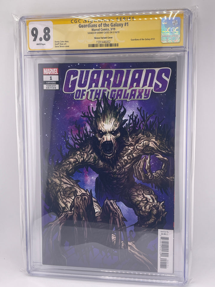 Guardians of the Galaxy #1, CGC 9.8, Signed by Donny Cates