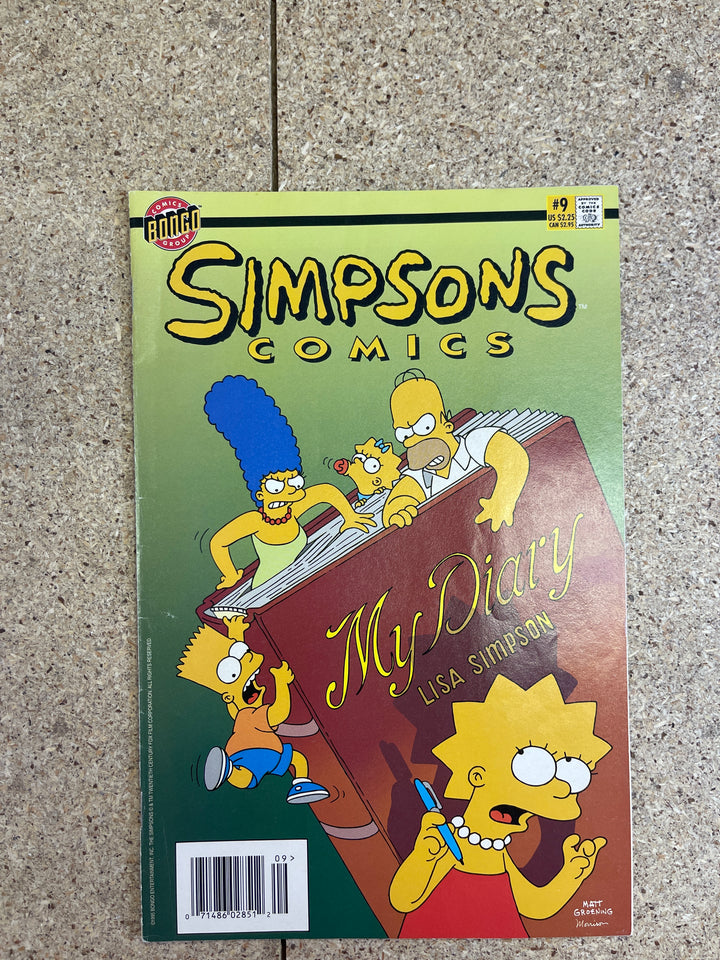 Simpsons Comics #9 Newstand