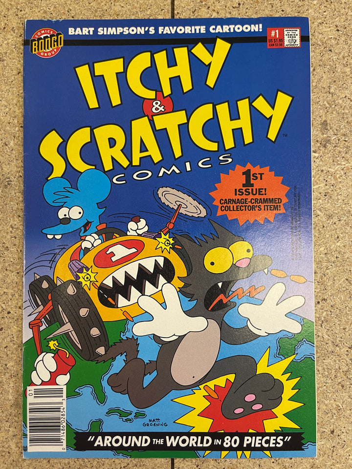 Itchy & Scratchy Comics #1 Newstand
