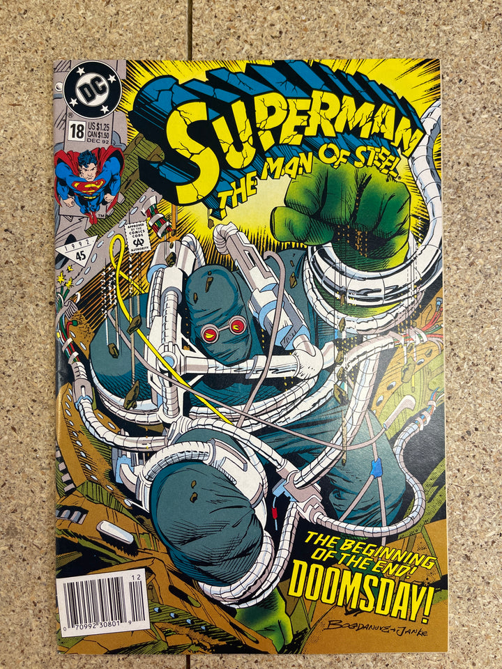 Superman The Man of Steel #18 1st Doomsday Newstand