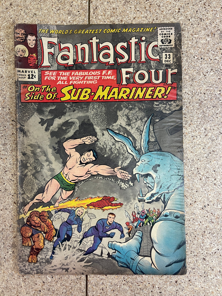Fantastic Four #33 1st Attuma