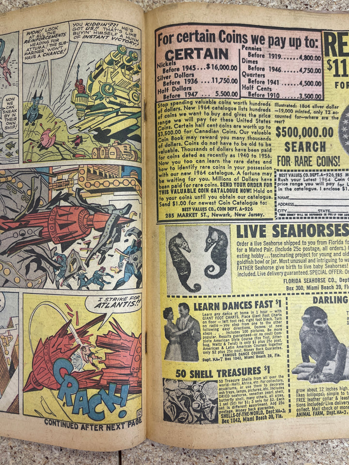 Fantastic Four #33 1st Attuma