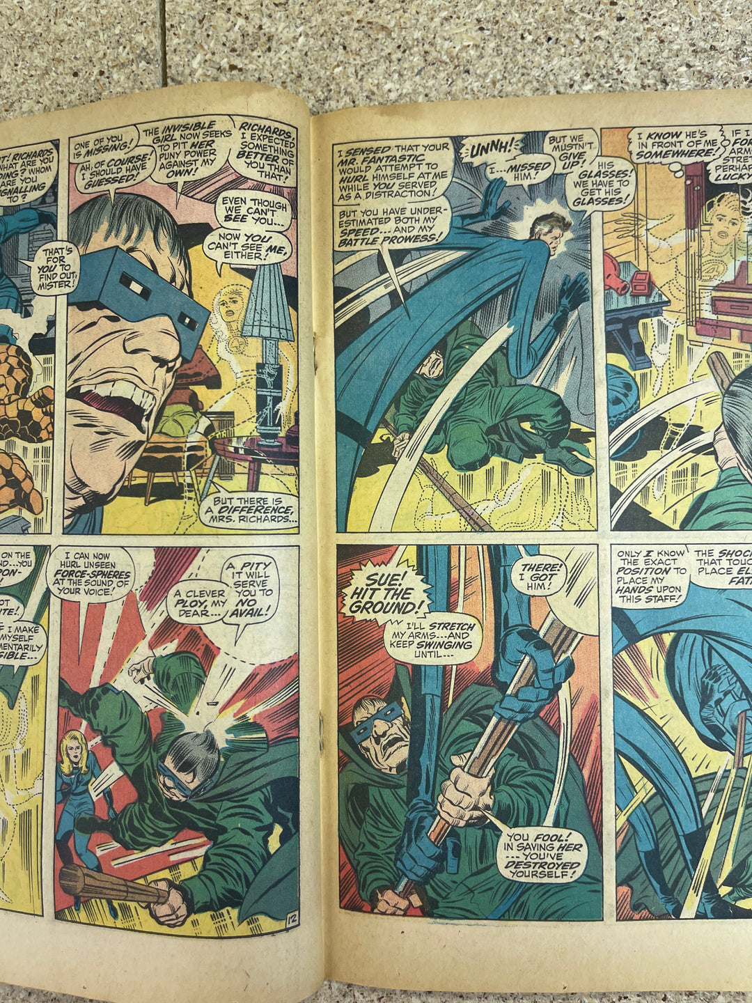 Fantastic Four #89 Water Damage