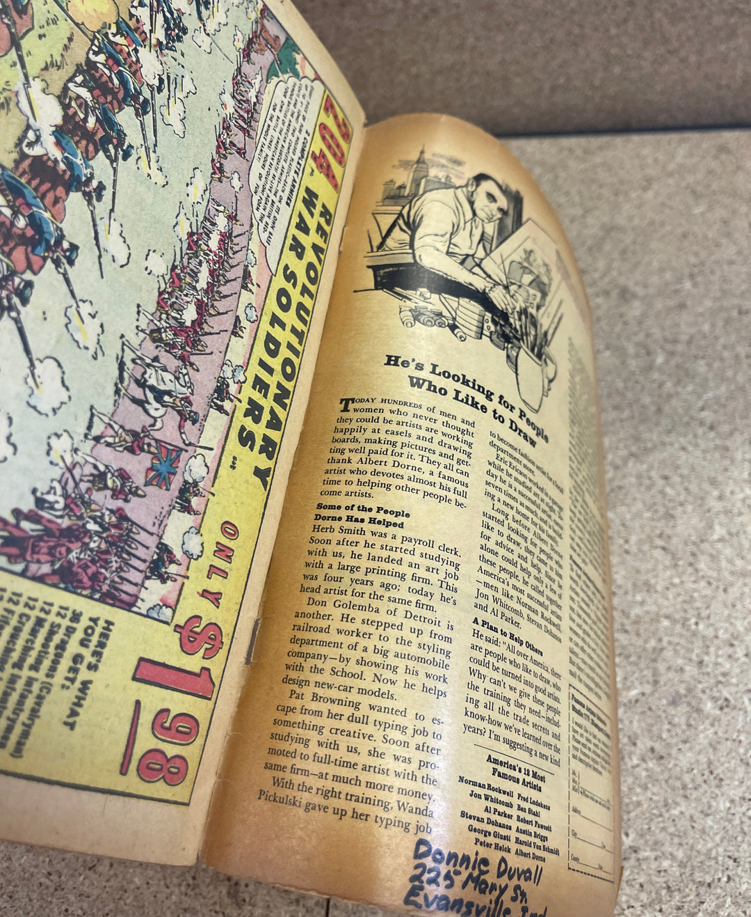 Tales to Astonish #76 Loose Piece of Cover