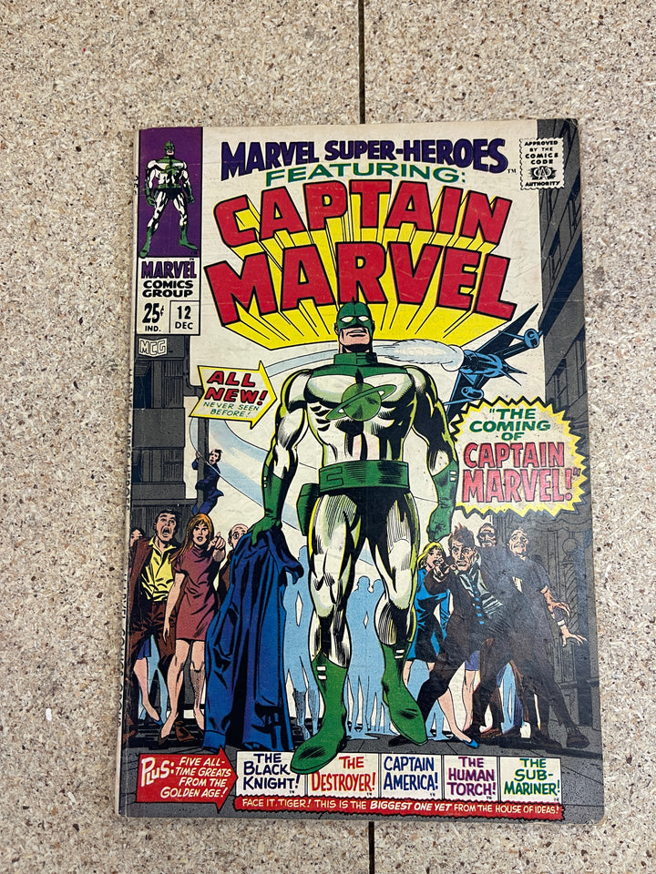 Marvel Super-Heroes  #12 1st Captain Marvel