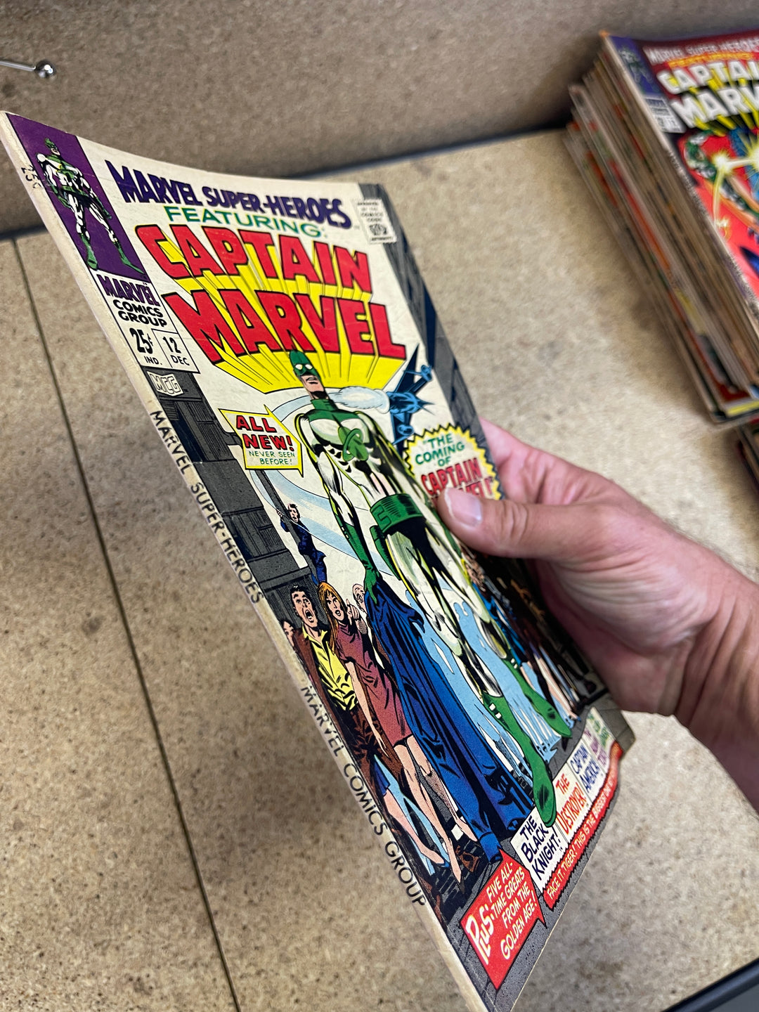Marvel Super-Heroes  #12 1st Captain Marvel