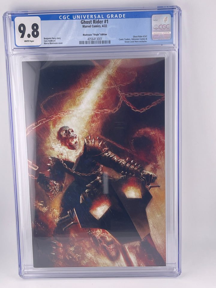 Ghost Rider #1, 2022 | CGC 9.8 | Mastrazzo Virgin Edition