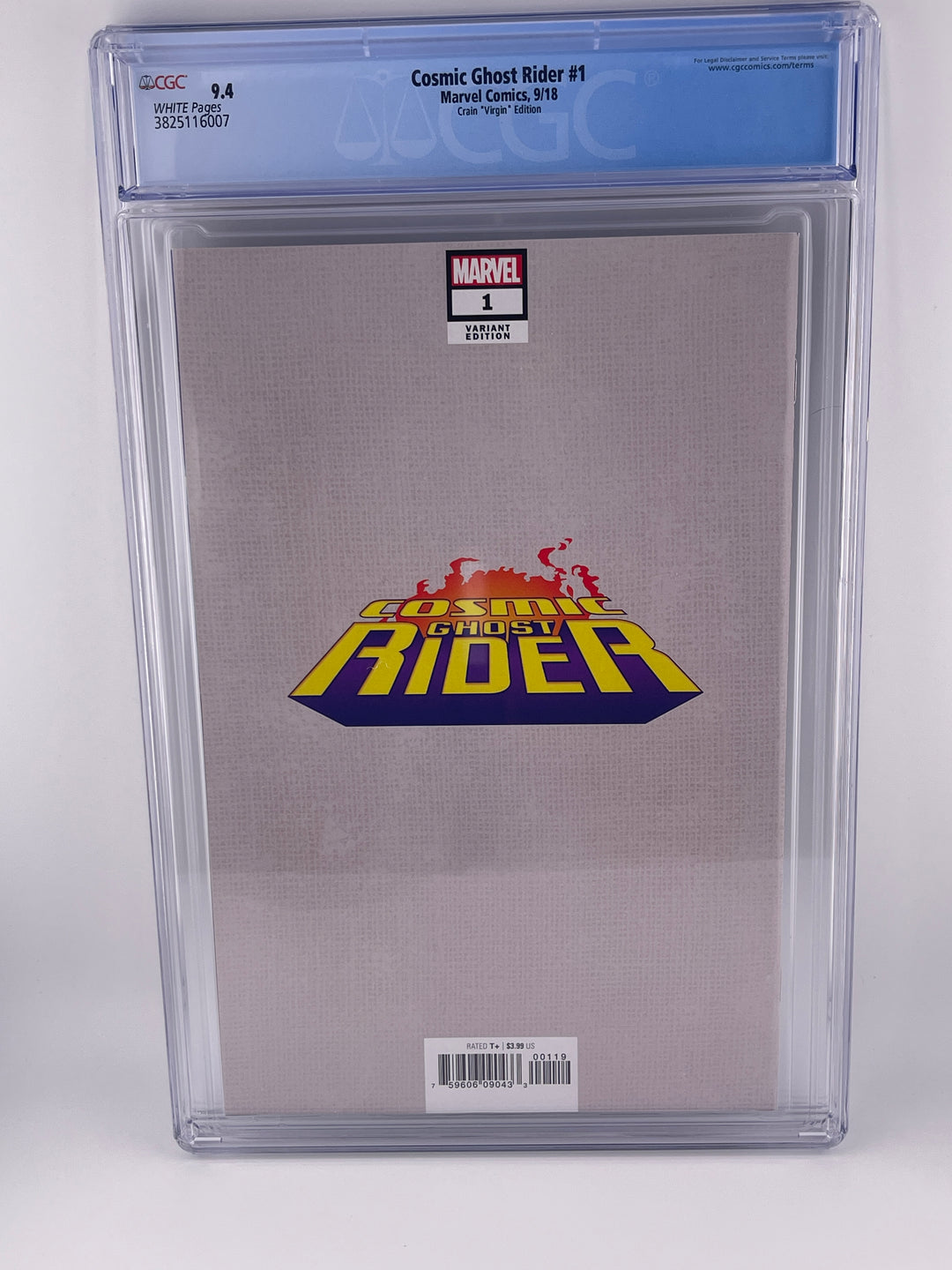 Cosmic Ghost Rider #1, 2018 | CGC 9.4 | Crain Virgin Edition