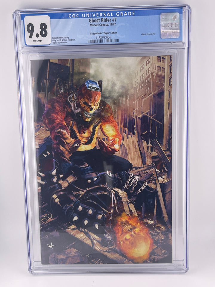 Ghost Rider #7, 2022 | CGC 9.8 | The Syndicate Virgin Edition