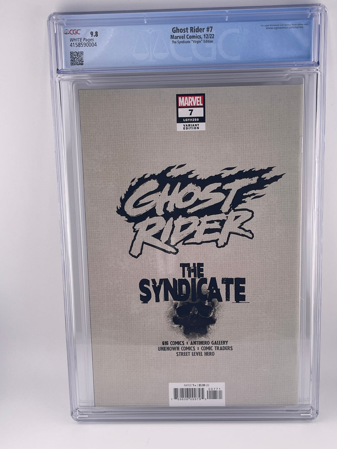 Ghost Rider #7, 2022 | CGC 9.8 | The Syndicate Virgin Edition