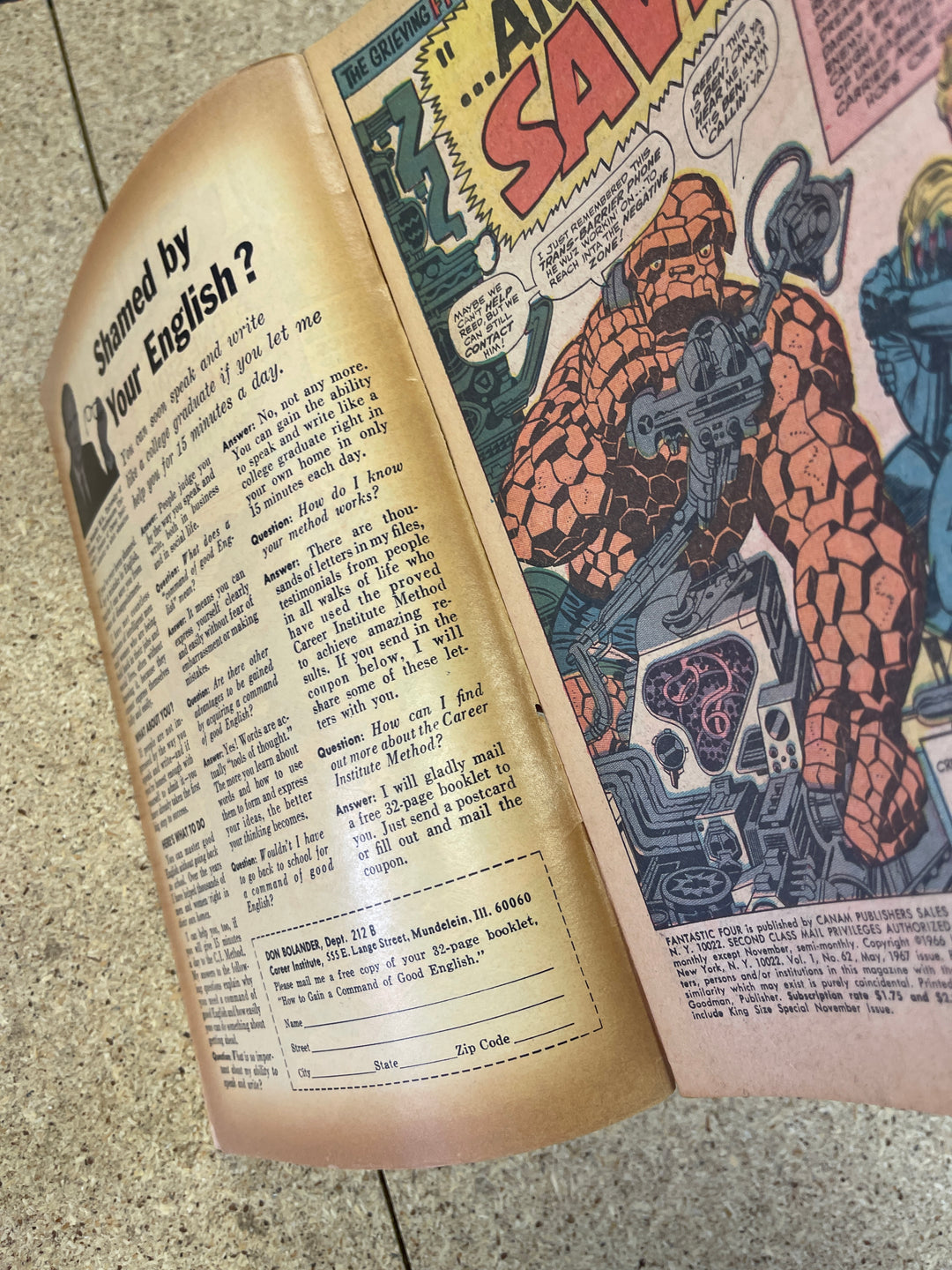 Fantastic Four #62 1st Blastaar