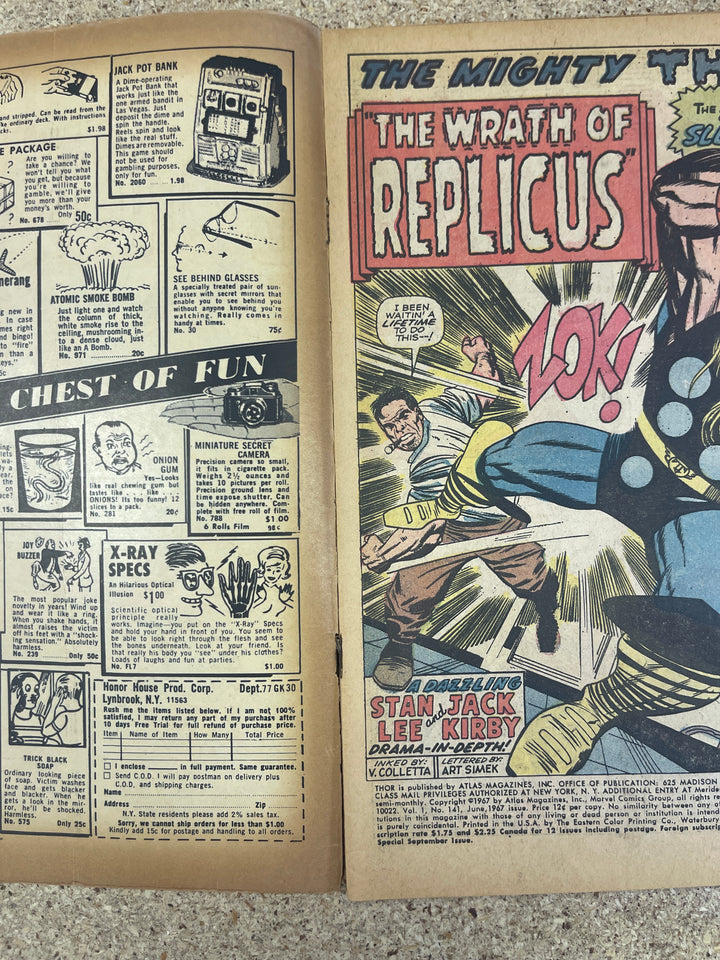 Thor #141 Subscription Crease