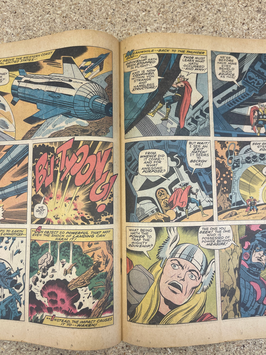 Thor #168 Subscription Crease Origin of Galactus