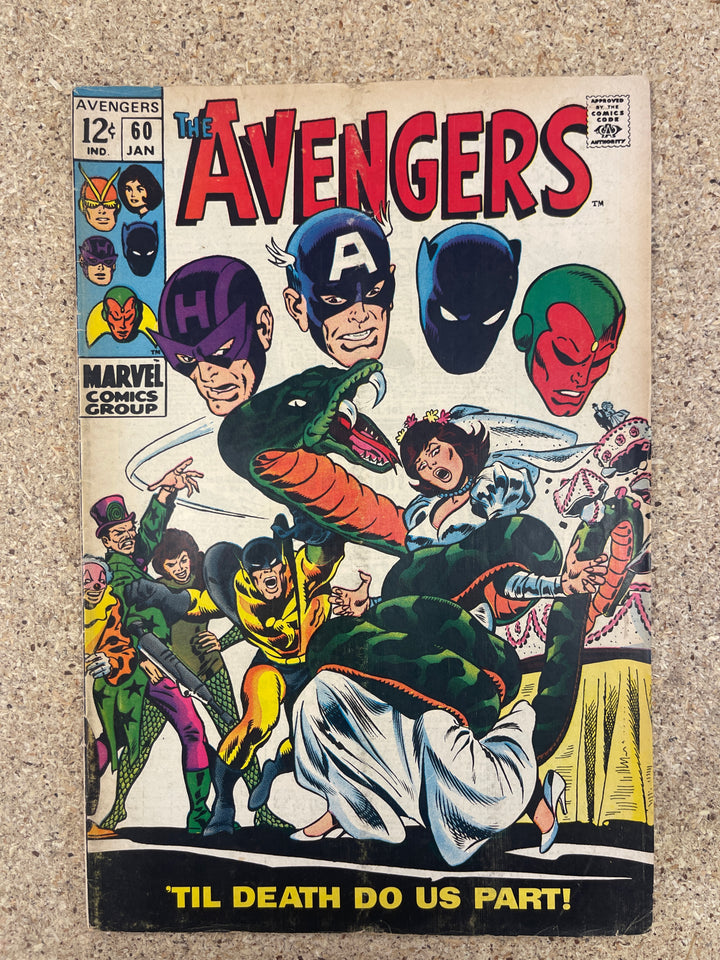 Avengers #60 Subscription Crease