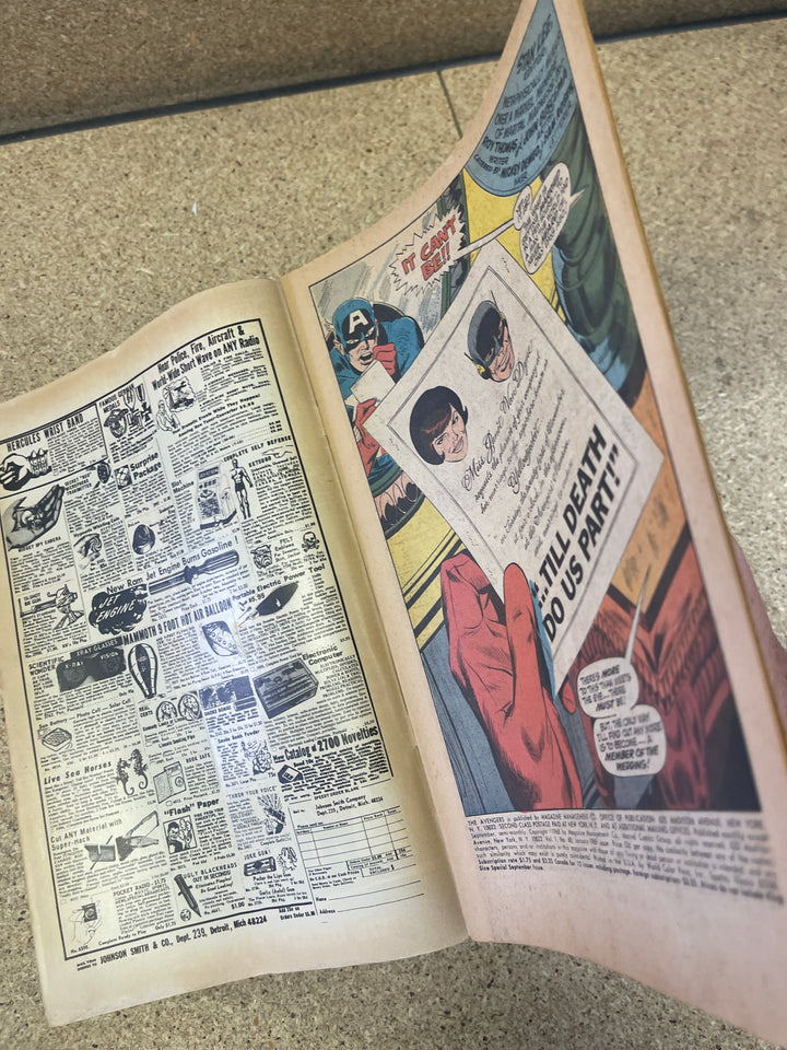 Avengers #60 Subscription Crease