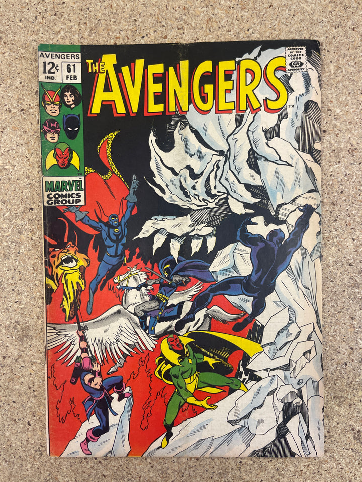 Avengers #61 Subscription Crease