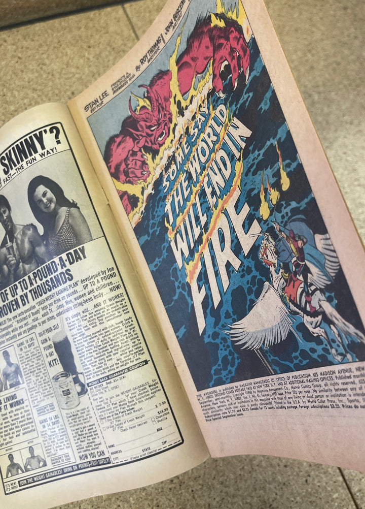Avengers #61 Subscription Crease