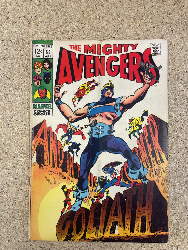 Avengers #63 Subscription Crease
