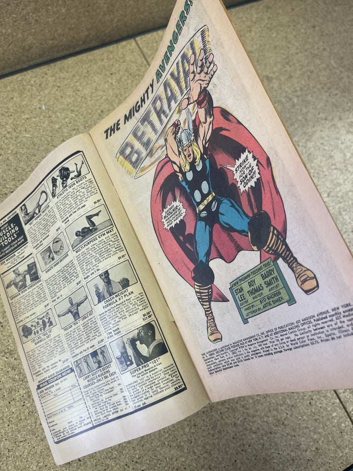 Avengers #66 Subscription Crease